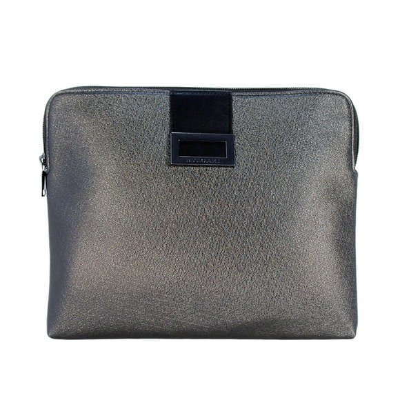 BVLGARI Parfums Zip Toiletry Cosmetic Makeup Pouch Tablet Sleeve Case Bag - MINT - Picture 1 of 8